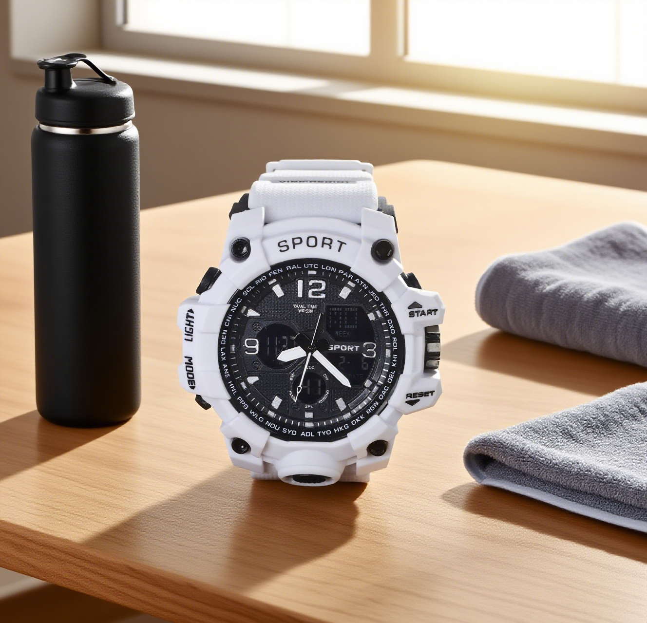 WhiteB-SportsWatch×X